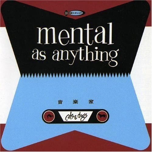 Mental As Anything - Cats & Dogs Red Vinyl LP album cover