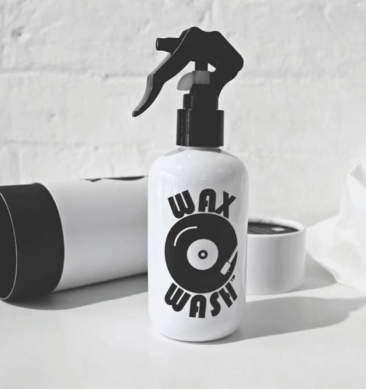 Wax Wash Record Cleaning Kit - Australian Made (250ml bottle with 2 lint free cleaning cloths) - Peninsula Records & Books - Vinyl Accessories