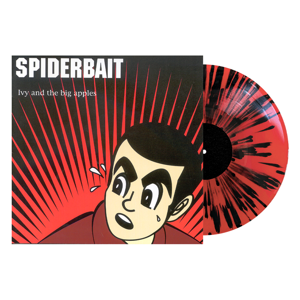 Spiderbait - Ivy and the Big Apples Red & Black Splatter LP 30th Anniversary Edition album cover