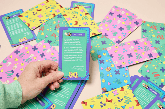 90's Trivia Cards – Relive the 90's! - Peninsula Records & Books - Card Game