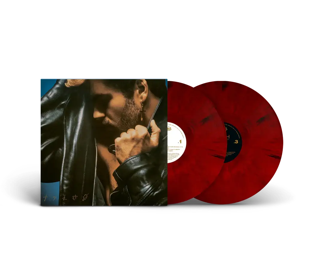 George Michael - Faith Red and Black Vinyl 2LP Gatefold Edition album cover