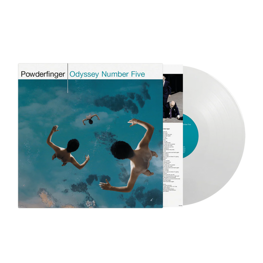 Powderfinger - Odyssey Number Five 25th anniversary ultra clear vinyl LP album cover