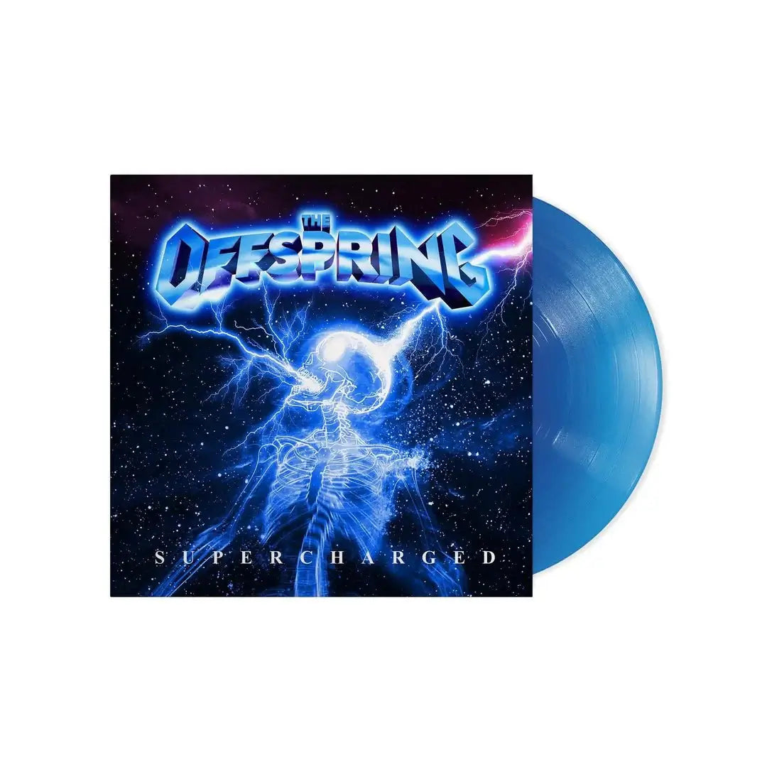 The Offspring - Supercharged - Indie Exclusive Blue Marble Vinyl LP - Peninsula Records & Books - Vinyl Record