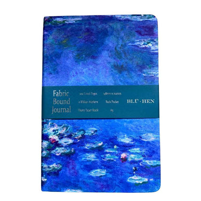 Fabric Bound Journal: Water Lilies