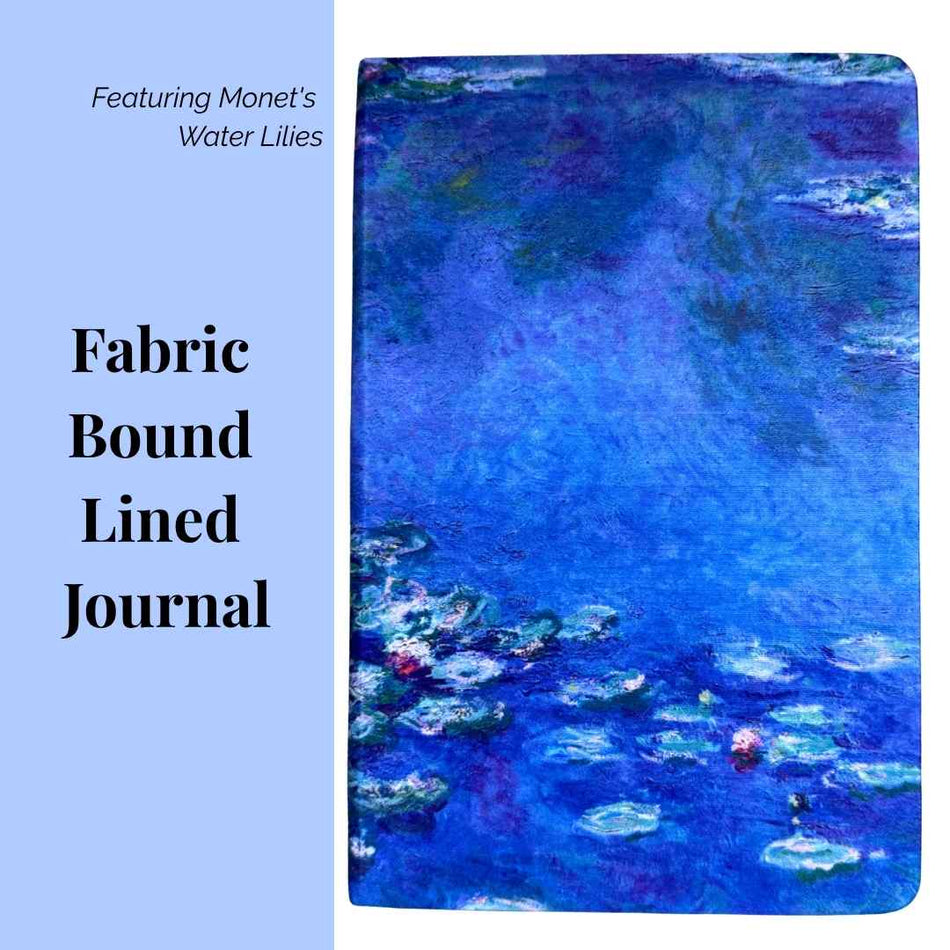 Fabric Bound Journal: Water Lilies
