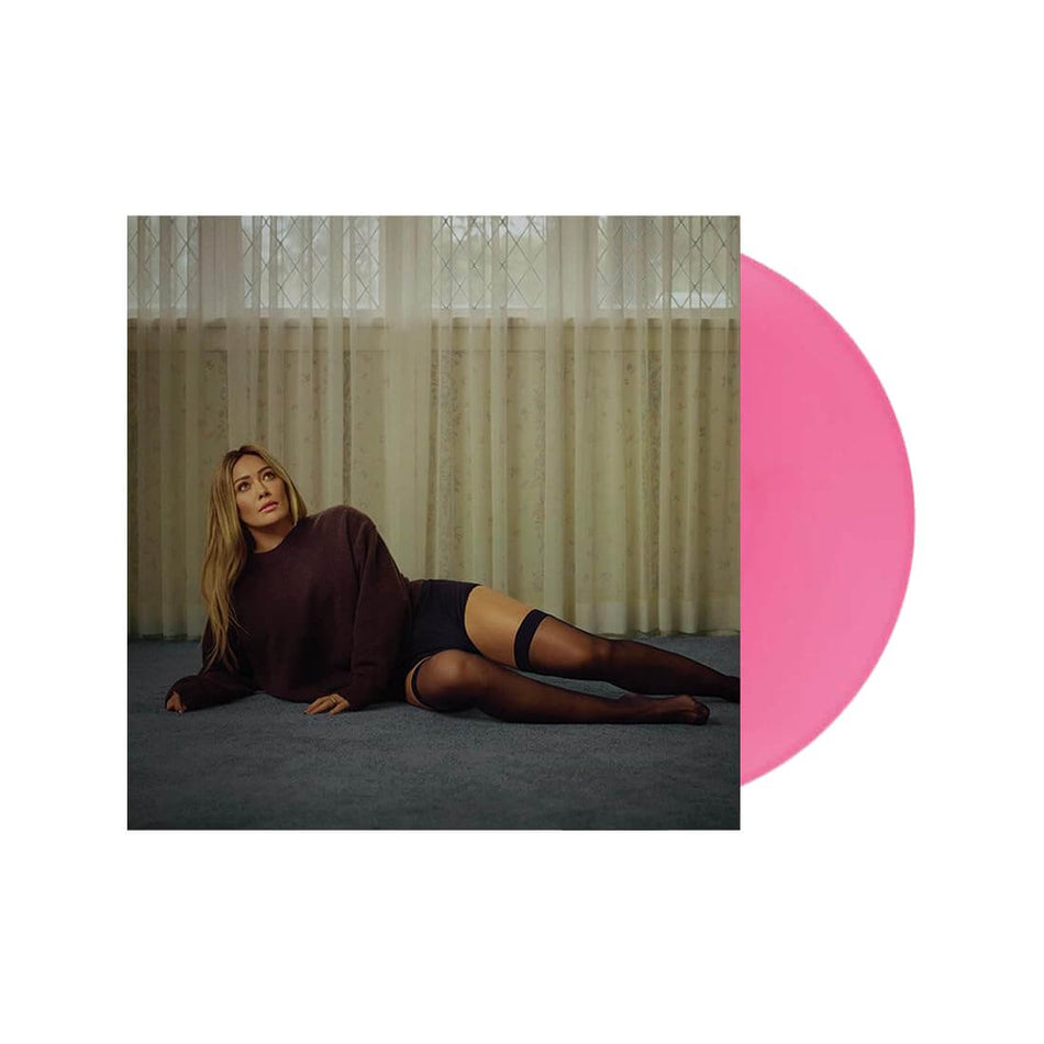 Hilary Duff - luck or something opaque pink vinyl LP album cover
