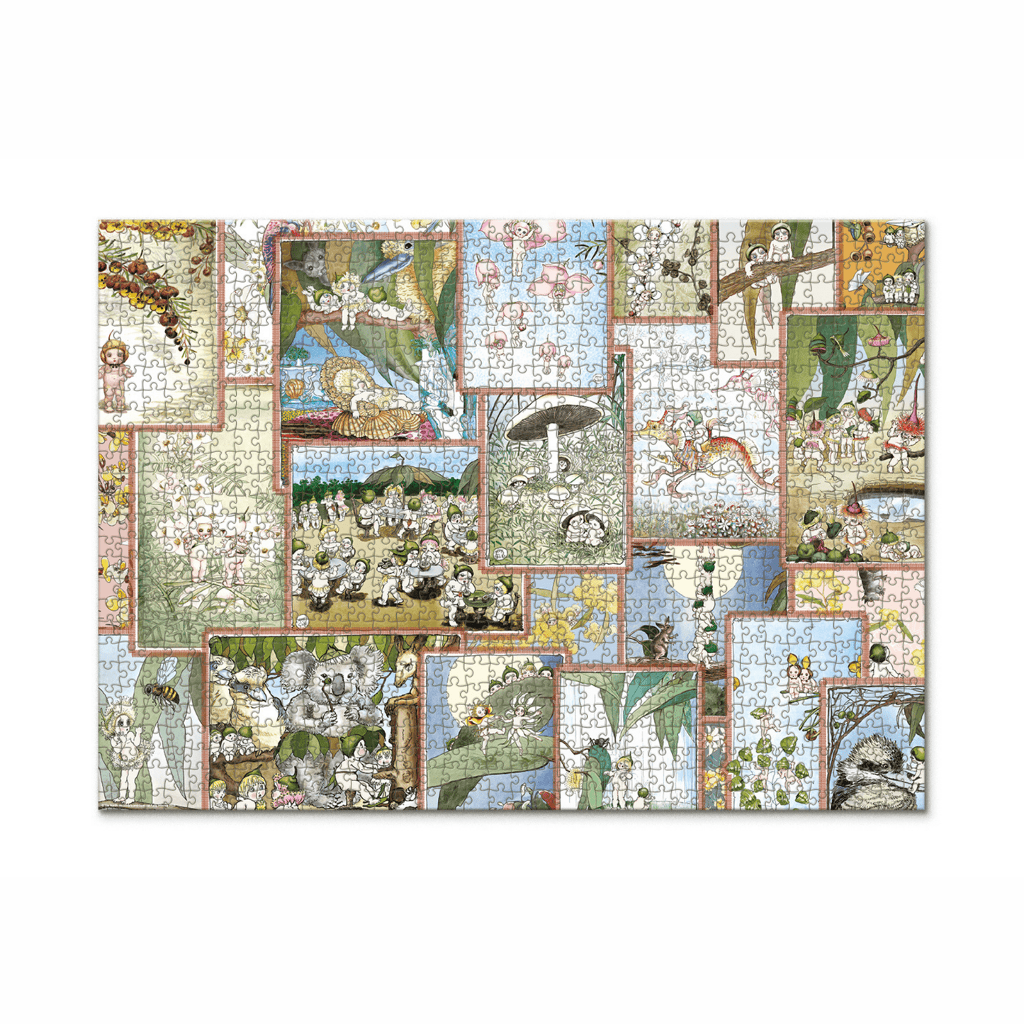 1000 Piece Puzzle - May Gibbs Patchwork - Peninsula Records & Books - Jigsaw Puzzle