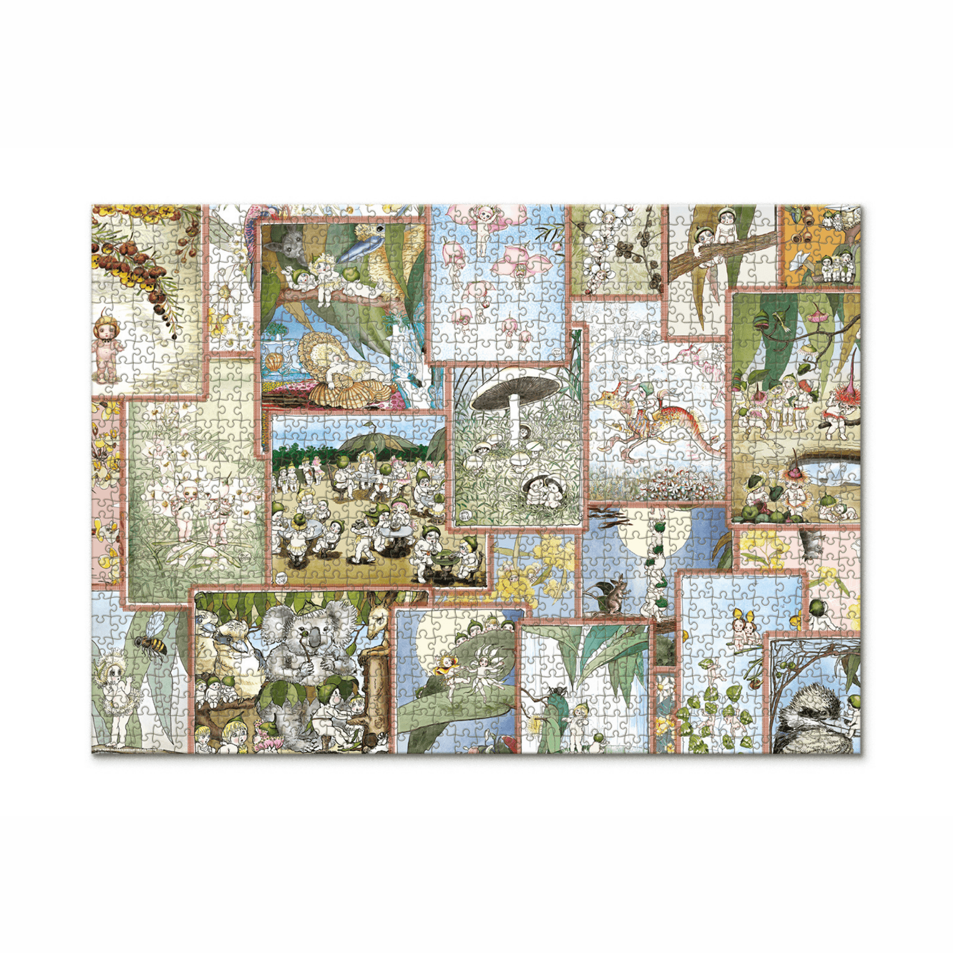 1000 Piece Puzzle - May Gibbs Patchwork - Peninsula Records & Books - Jigsaw Puzzle