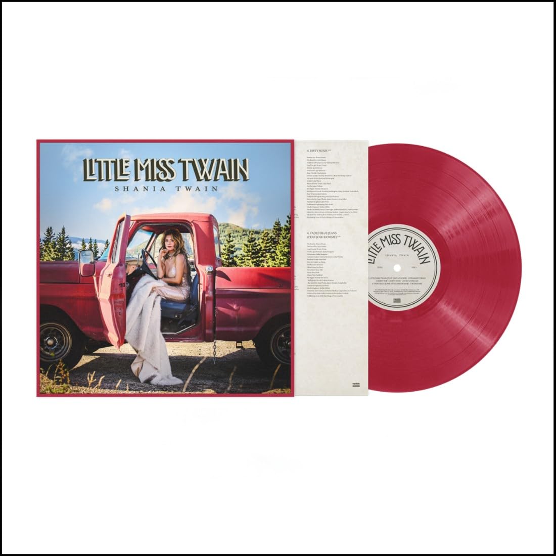 Shania Twain - Little Miss Twain Rosie Red vinyl LP album cover