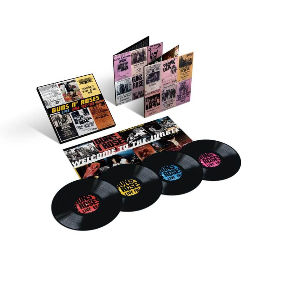 Guns N Roses - Live Era 87-93 4LP 180g vinyl album cover