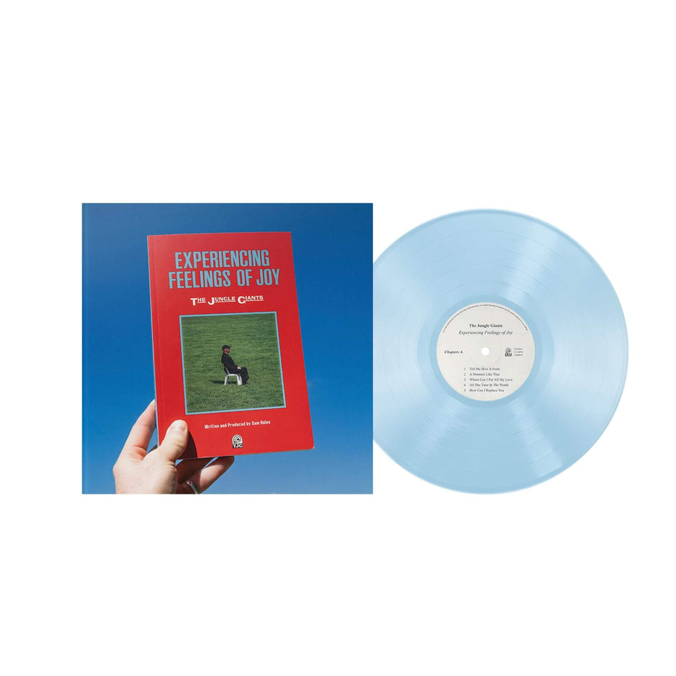 The Jungle Giants - Experiencing Feelings of Joy opaque blue vinyl LP album cover