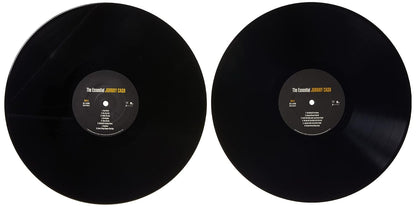 Johnny Cash - The Essential Johnny Cash 2LP disc 2 label