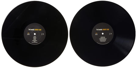 Johnny Cash - The Essential Johnny Cash 2LP disc 2 label
