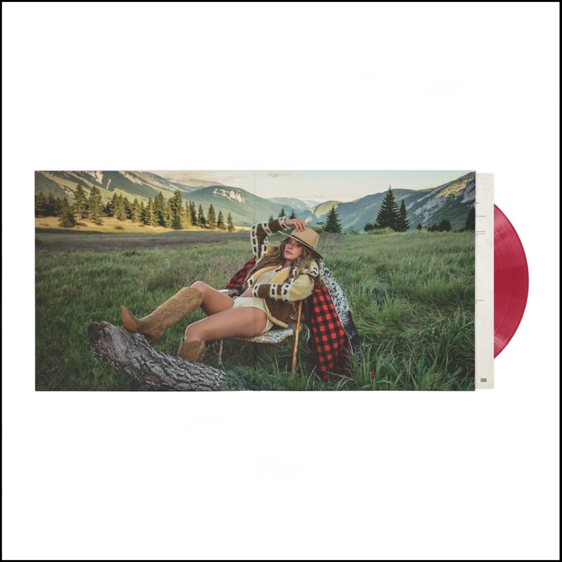 Shania Twain - Little Miss Twain Rosie Red vinyl LP gatefold interior
