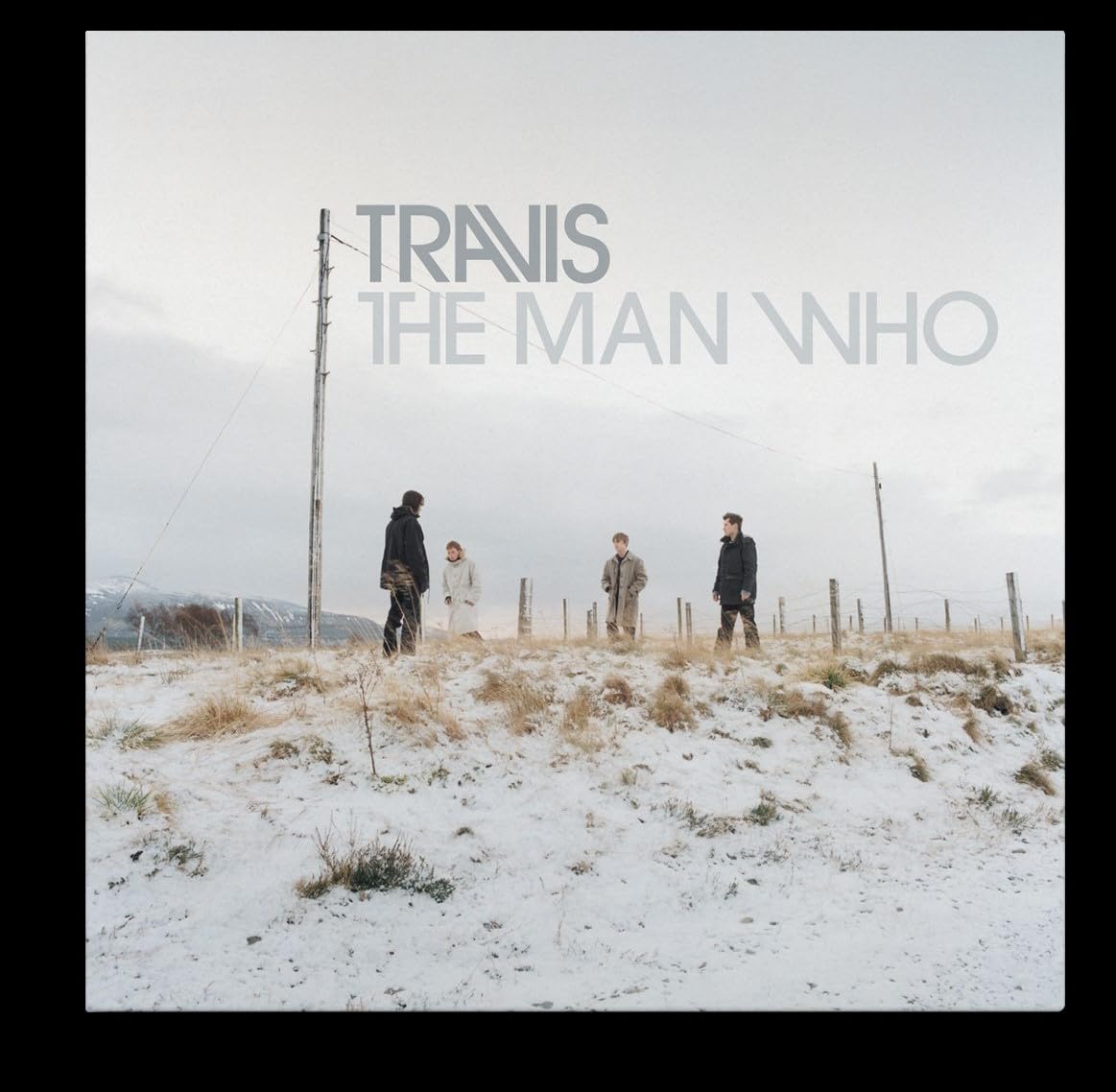 Travis - The Man Who Limited White Vinyl LP front sleeve