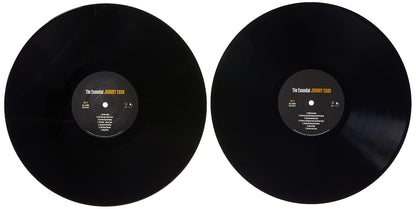 Johnny Cash - The Essential Johnny Cash 2LP gatefold interior