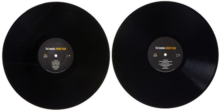 Johnny Cash - The Essential Johnny Cash 2LP gatefold interior