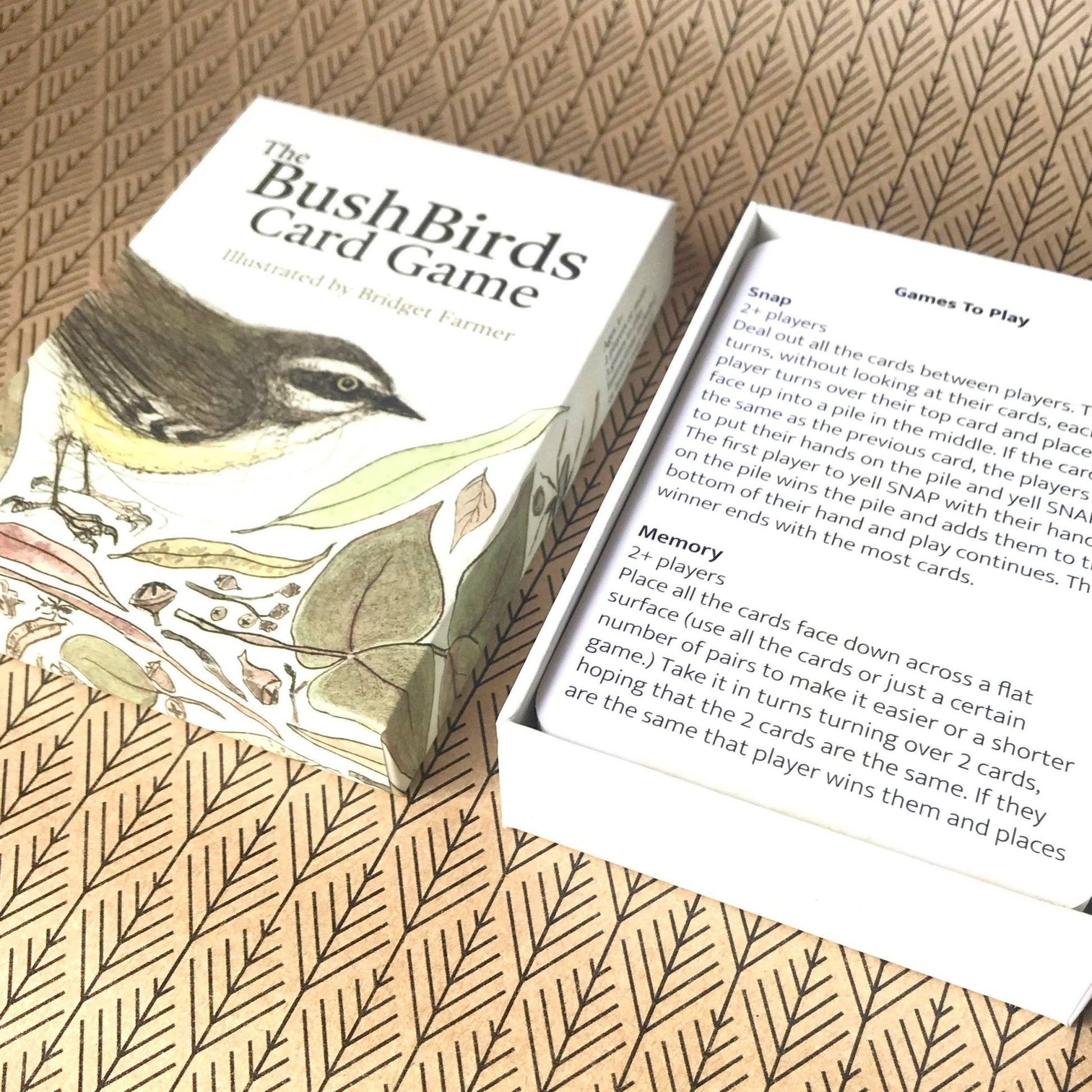 The Bush Birds - Card Game - Peninsula Records & Books - Card Game