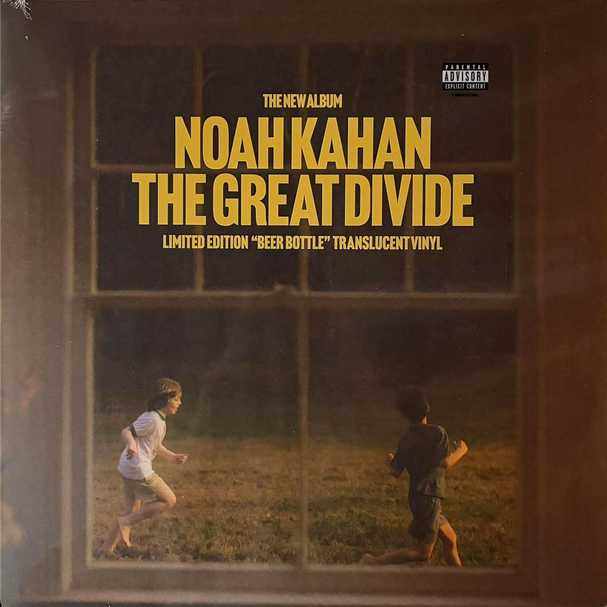 Noah Kahan - The Great Divide indie exclusive beer bottle 2LP vinyl album cover