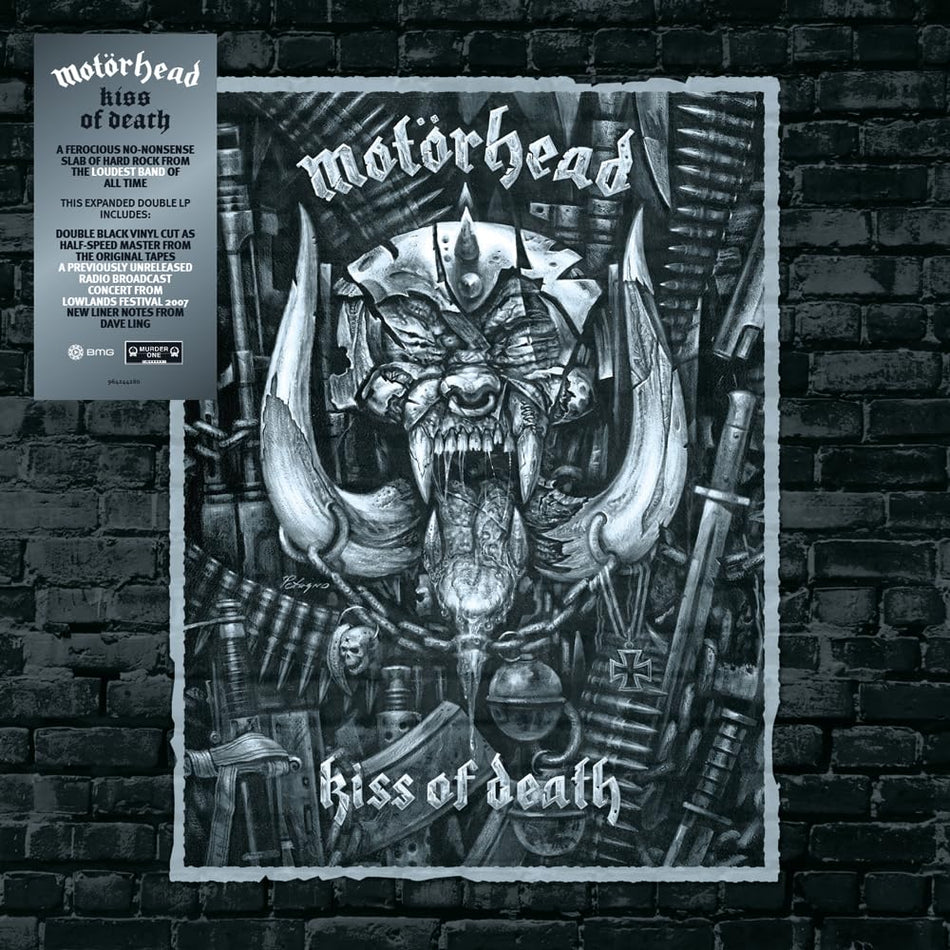 Motörhead - Kiss of Death 20th Anniversary Half-Speed 2LP front sleeve