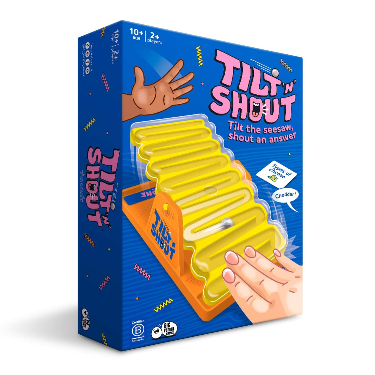 Big Potato Tilt 'n' Shout: A Speedy Family Board Game for Adults and Kids | Best New Board Games 2024 by 