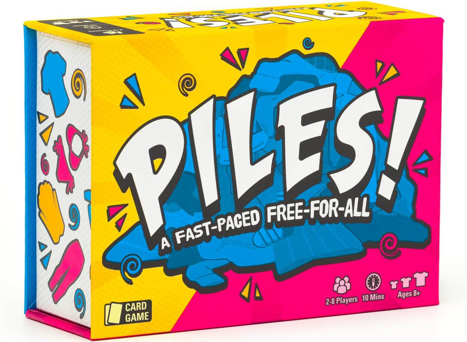 Lost Boy Entertainment Piles – Card Games – Family Games – for Kids 8 and Up – for Adults – Family Game Night – Travel & Memory Game – Party Games – 10 Mins by 