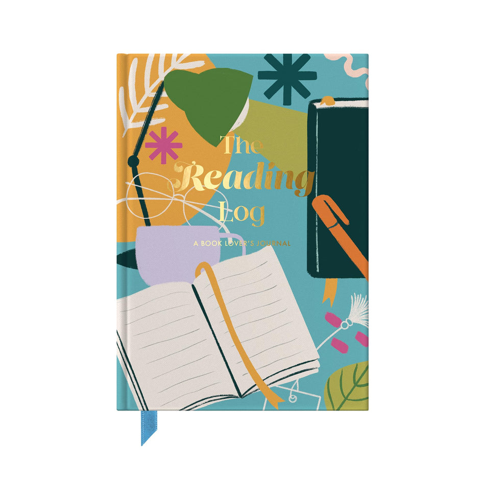 The Reading Log: Premium Hardcover Reading Journal & Book Review Log, Guided Book Tracker for Bibliophiles, Book Clubs & Reading Goals – Elegant Gold Foil Gift for Book Lovers by Helen Stephens, FROM YOU TO ME
