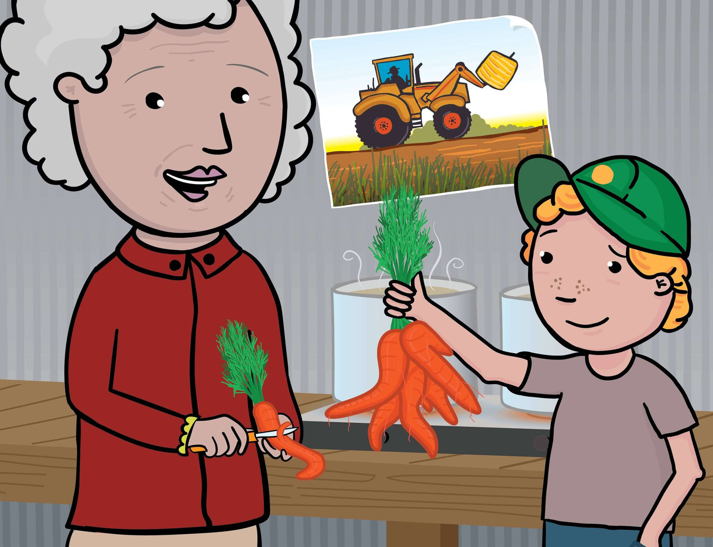 George the Farmer Vegetable Orchestra Picture Book