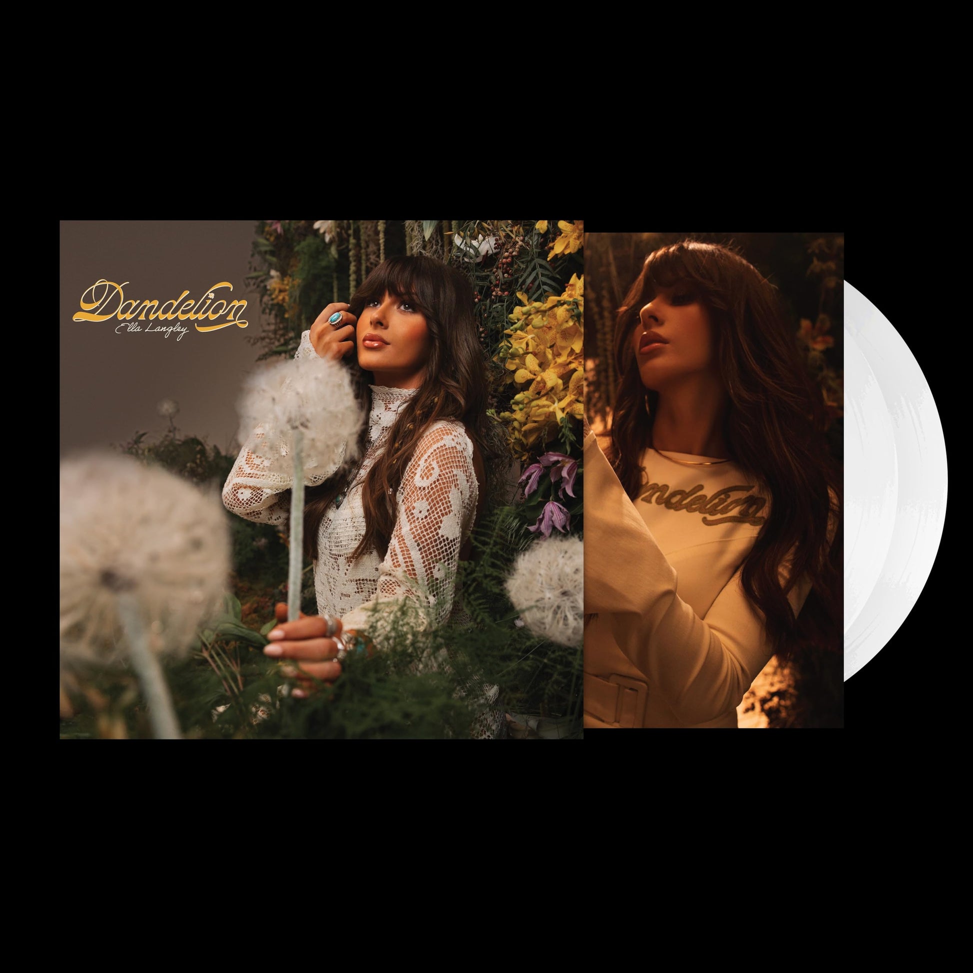 Ella Langley - Dandelion Puffball White vinyl LP album cover