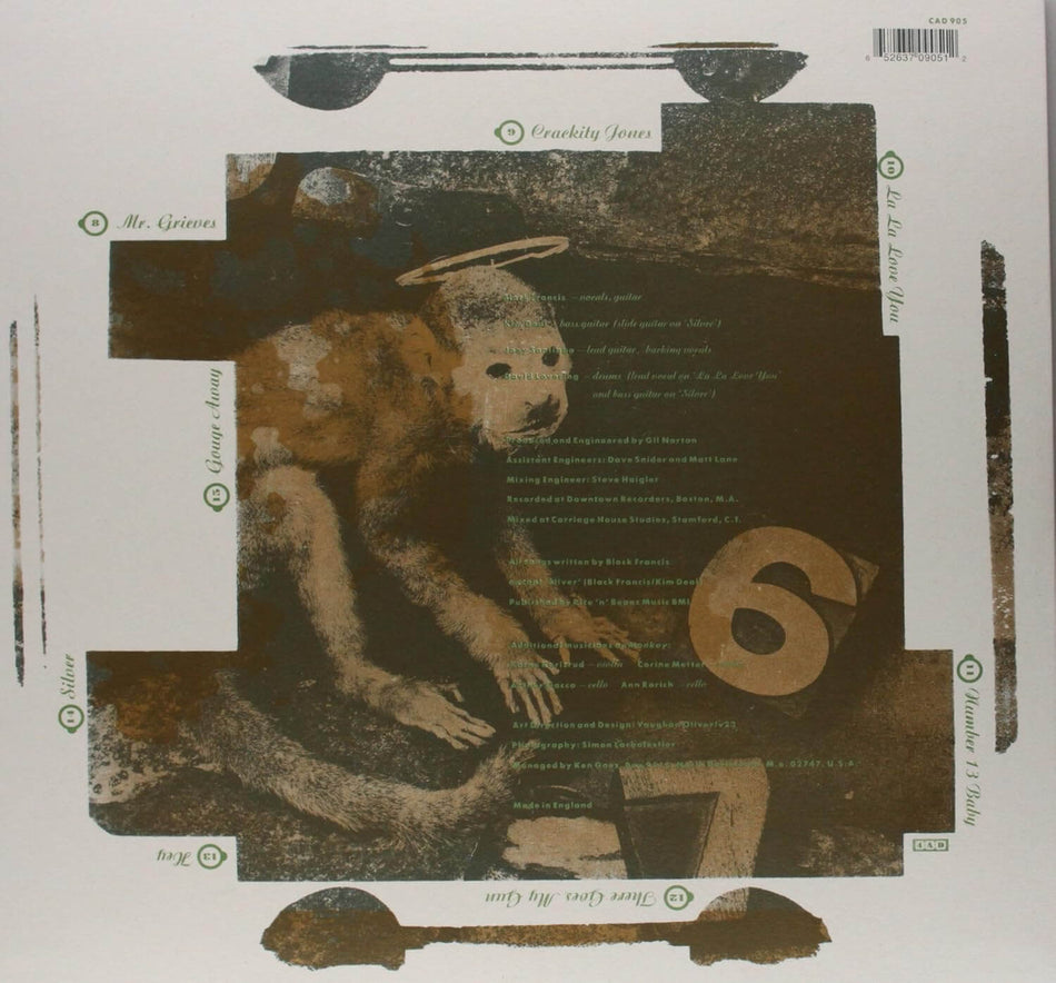 Pixies - Doolittle back cover