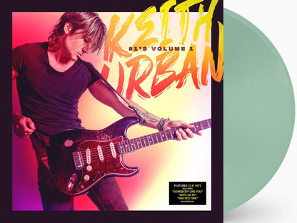 Keith Urban - #1's Volume 1 Coke Bottle Clear vinyl LP album cover