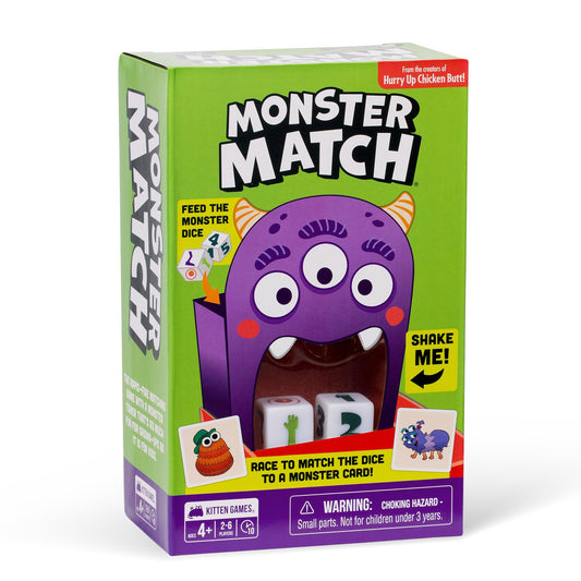 Exploding Kittens Monster Match – Matching Dice Game for Kids Ages 4+– 2-6 Players – Fun Family Game Night-Creative Kids Game by 