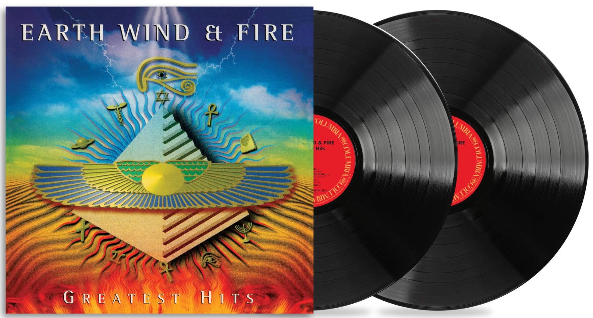 Earth, Wind & Fire - Greatest Hits 2LP album cover