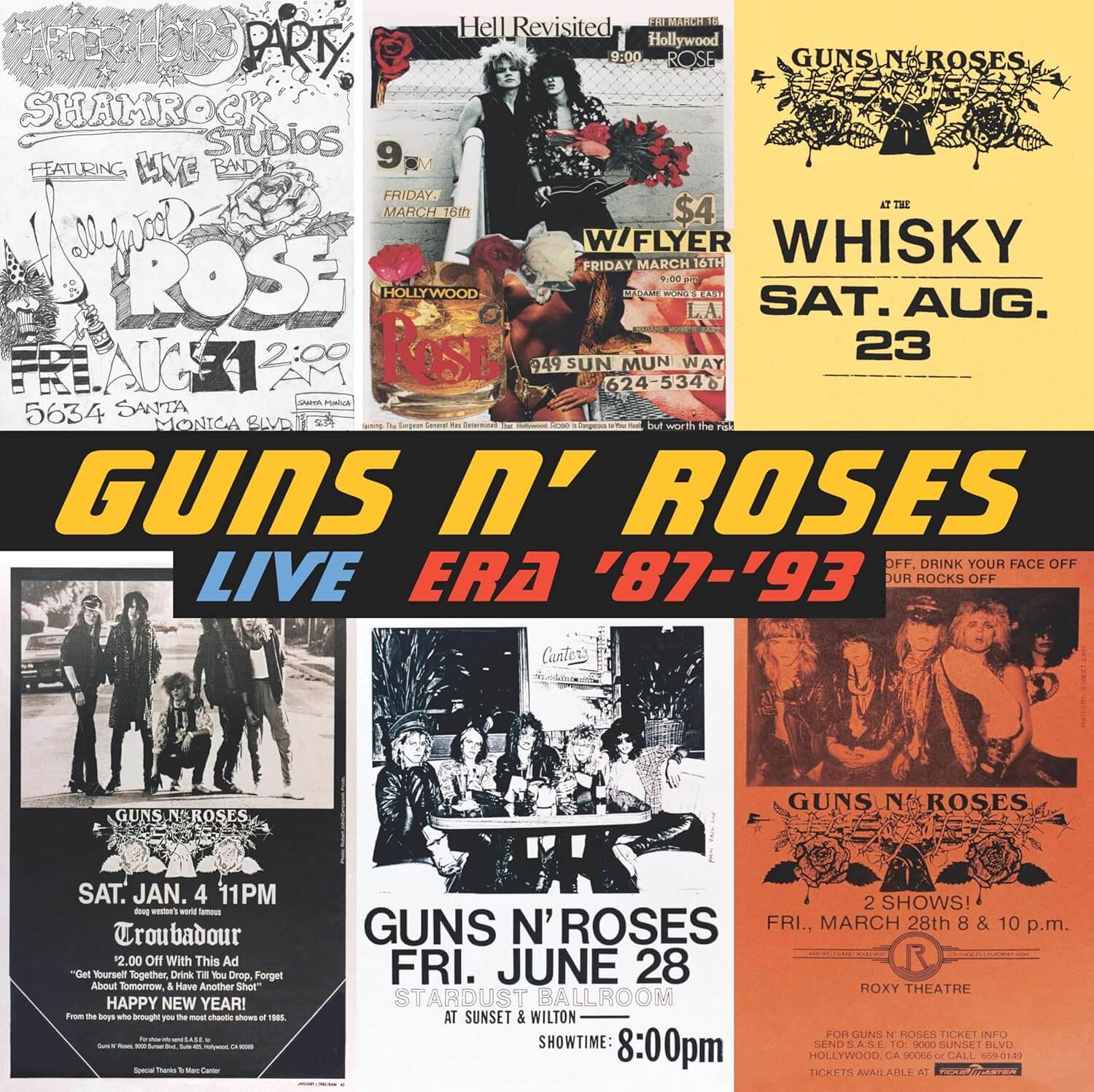 Guns N Roses - Live Era 87-93 gatefold interior