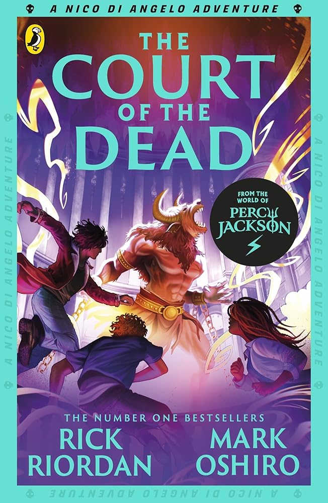 The Court of the Dead by Rick Riordan and Mark Oshiro, paperback middle-grade fantasy.