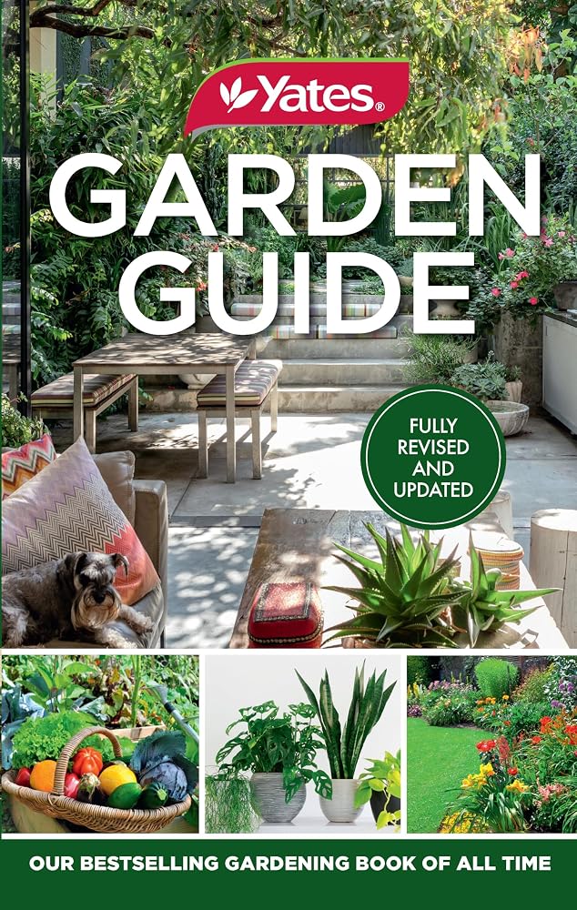 Yates Garden Guide ANZ Edition by Angie Thomas, paperback gardening reference.