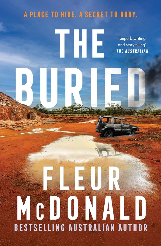 The Buried by Fleur McDonald, paperback Australian rural crime novel.