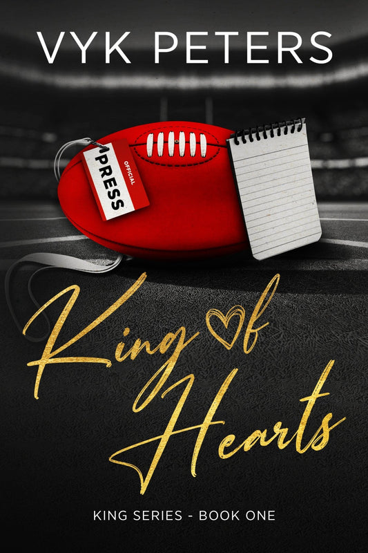 King of Hearts - Vyk Peters - Sprayed Edge (King Series Book 1) - Peninsula Records & Books - Book