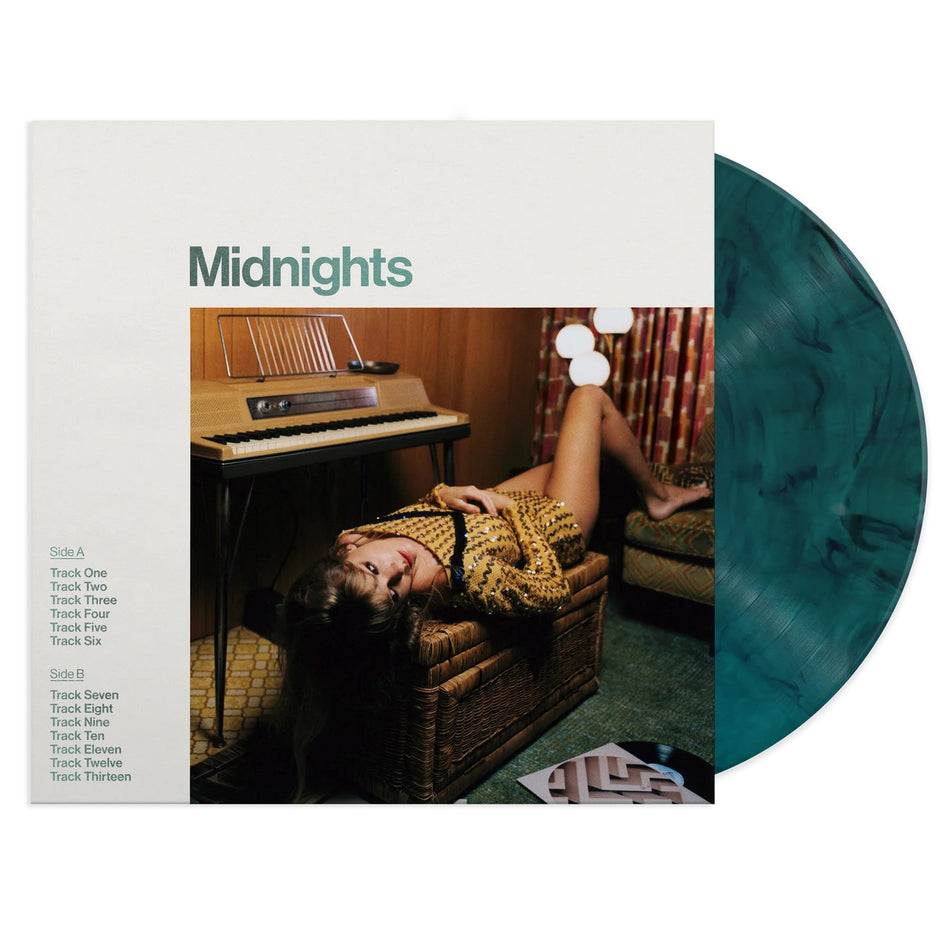 Taylor Swift - Midnights Jade Green Edition (jade green marbled vinyl LP)