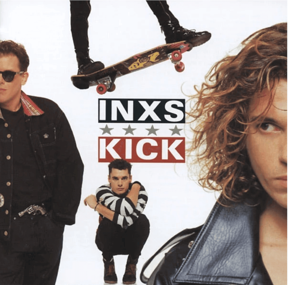 INXS - Kick vinyl LP album cover