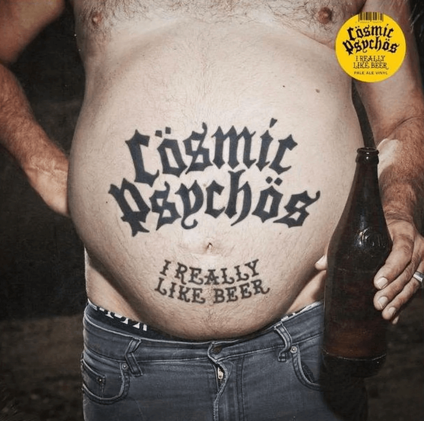 Cosmic Psychos - I Really Like Beer - Vinyl LP (Pale Ale Vinyl)