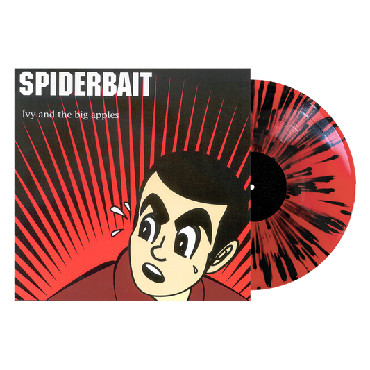 Spiderbait - Ivy and the Big Apples Red & Black Splatter LP 30th Anniversary Edition album cover