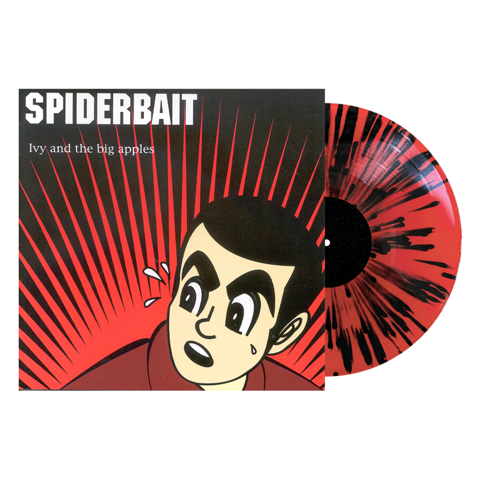 Spiderbait - Ivy and the Big Apples Red & Black Splatter LP 30th Anniversary Edition album cover