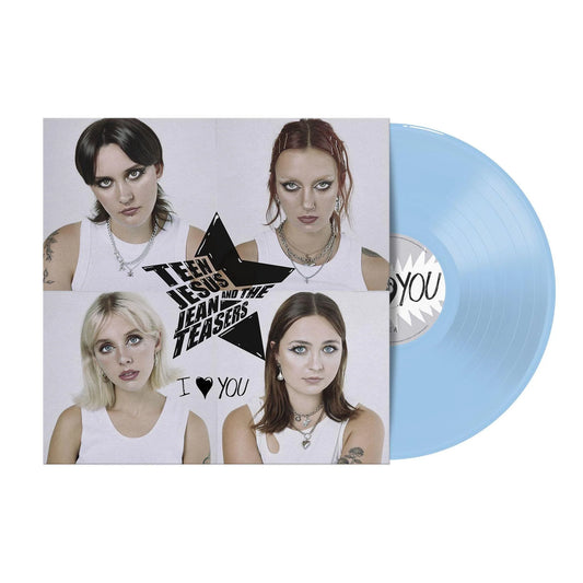 Teen Jesus and the Jean Teasers - Translucent Blue Vinyl LP - Peninsula Records & Books - Vinyl Record