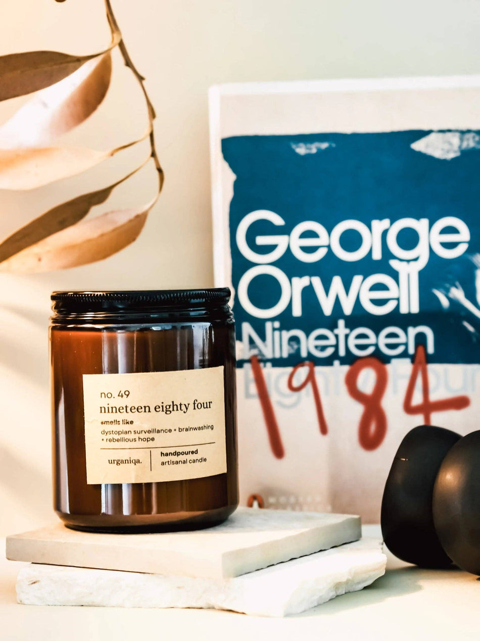 Nineteen Eighty Four Bookish Literary-inspired Soy Candle