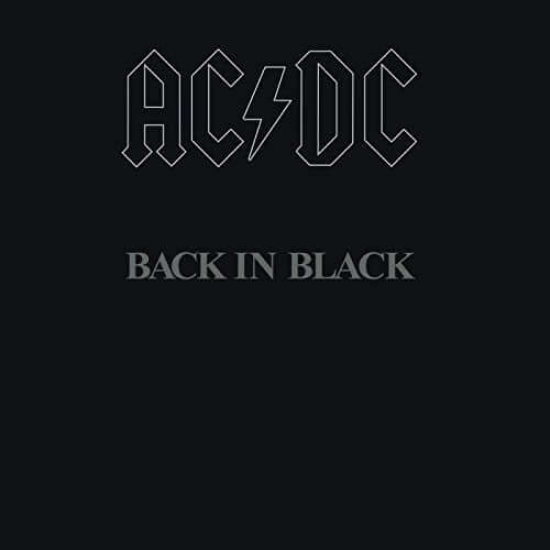 AC/DC - Back in Black vinyl LP album cover