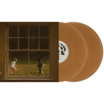 Noah Kahan - The Great Divide with two beer bottle translucent vinyl records