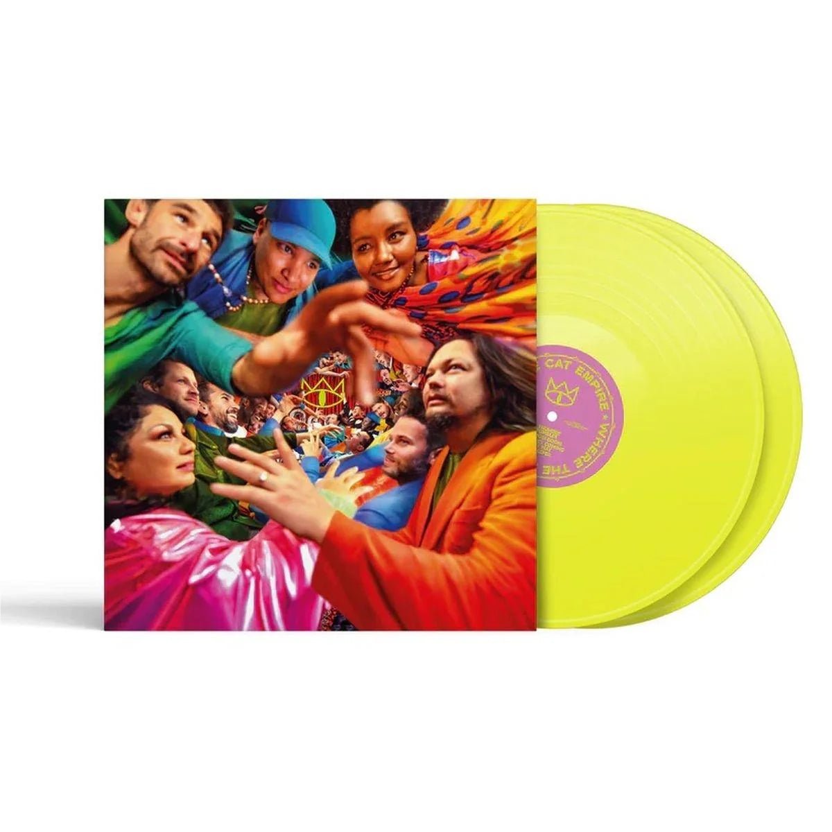 Cat Empire - Where the Angels Fall - Yellow Vinyl LP - Peninsula Records & Books - Vinyl Record