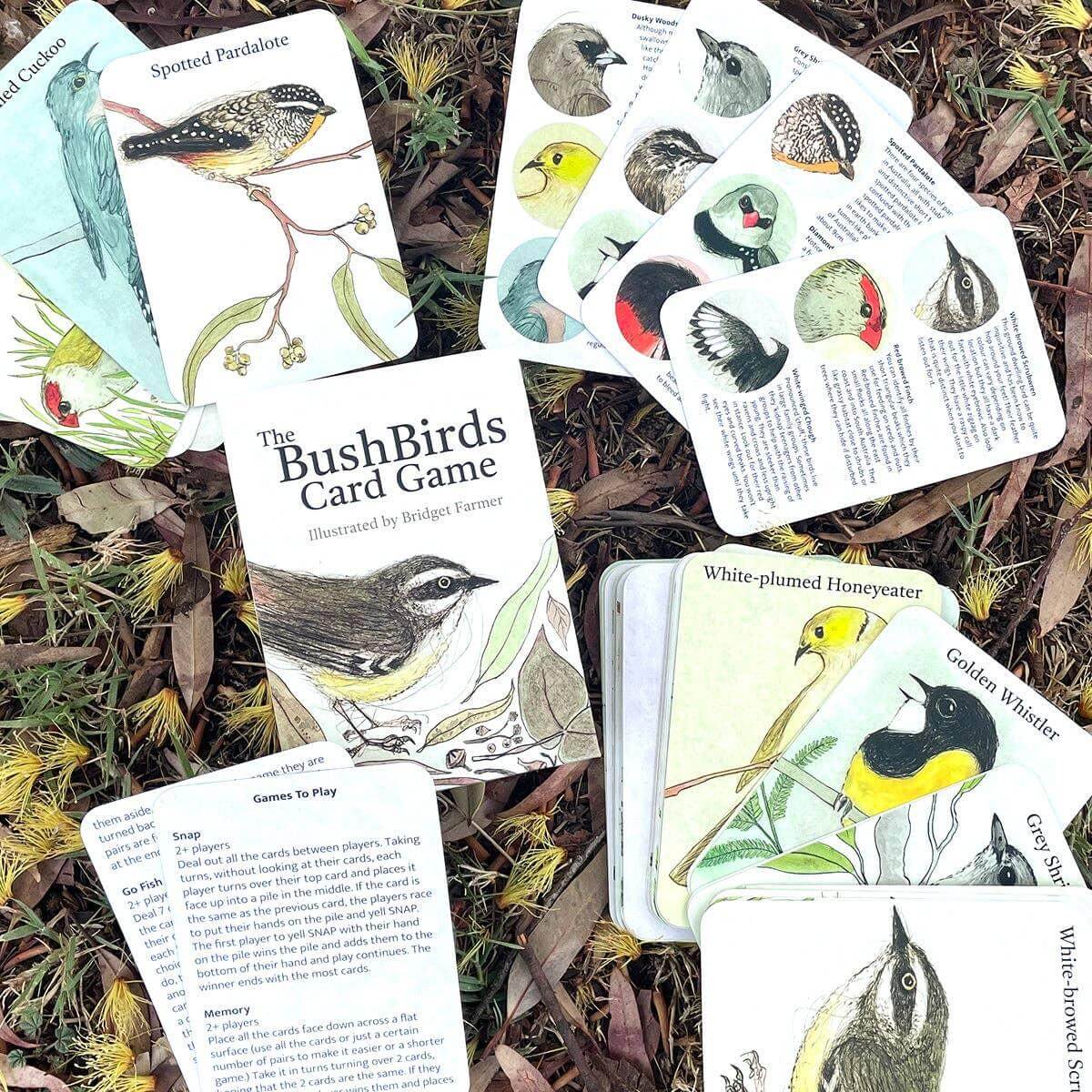 The Bush Birds - Card Game - Peninsula Records & Books - Card Game