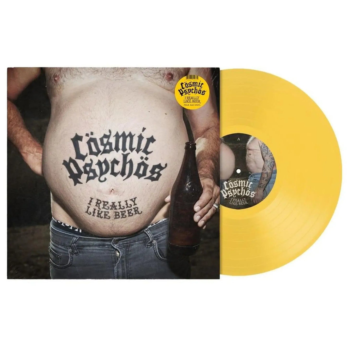 Cosmic Psychos - I Really Like Beer - Vinyl LP (Pale Ale Vinyl)
